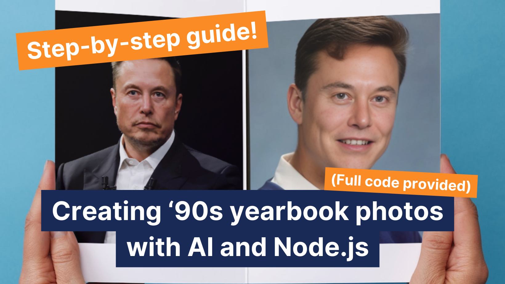 Build Your Own Epik-inspired App: Transform Selfies into '90s Yearbook Photos with Node.js and AI